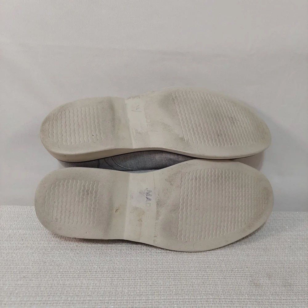 Madden Steve Canvas Lace Up Oxford Men's Size 9M Grey Disit‎